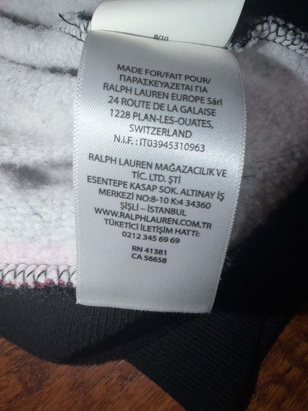 Polo Ralph Lauren Men's Patchwork Plaid Full Zip Fleece Hoodie Multicolor Large - Picture 7 of 7